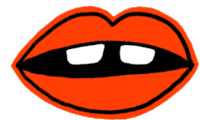 Gif animé bouche dents